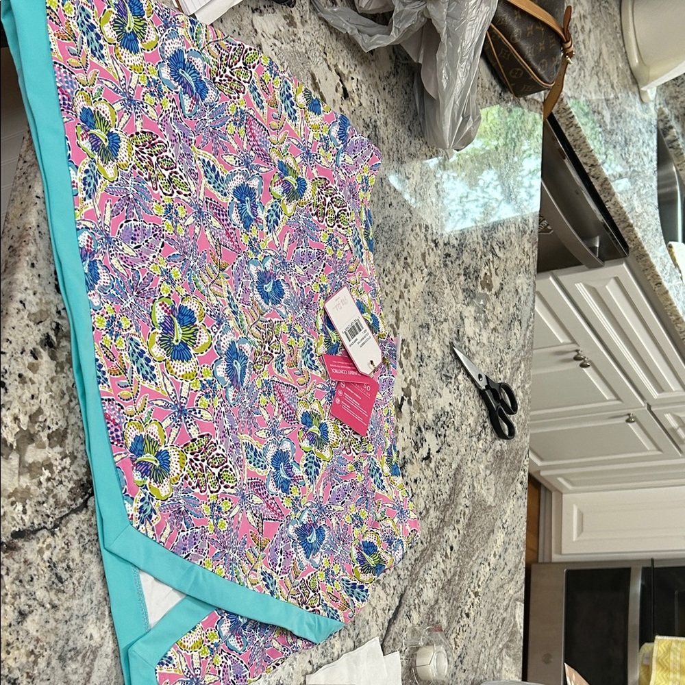 Floral Print Women’s Skirt / Furniture Cover in Pink & Turquoise